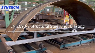 ES 1090-2 Video de granallado de estructuras de acero de cemento