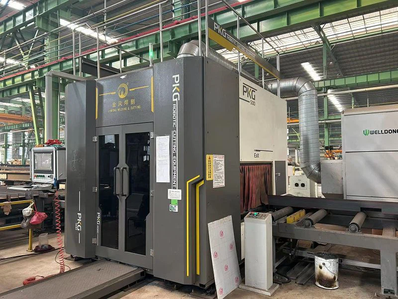 PKGPKG robot steel cutting line001 PKGPKG robot steel cutting line001